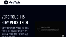 What Versitouch.com website looked like in 2018 (5 years ago)