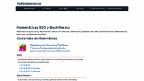 What Vadenumeros.es website looked like in 2018 (5 years ago)