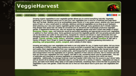 What Veggieharvest.com website looked like in 2018 (5 years ago)