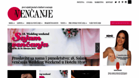 What Vencanjemagazin.com website looked like in 2018 (5 years ago)