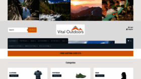 What Vitaloutdoors.com website looked like in 2018 (5 years ago)