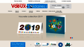 What Voeux-solidaires.com website looked like in 2018 (5 years ago)