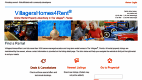 What Villagershomes4rent.com website looked like in 2018 (5 years ago)