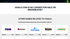What Vigalo.com website looked like in 2018 (5 years ago)