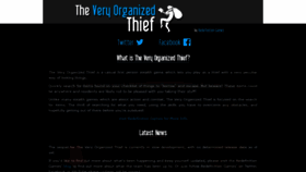 What Veryorganizedthief.com website looked like in 2018 (5 years ago)