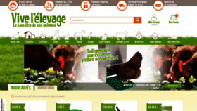What Vivelelevage.com website looked like in 2018 (5 years ago)