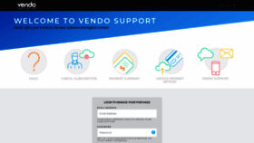 What Vendosupport.com website looked like in 2018 (5 years ago)