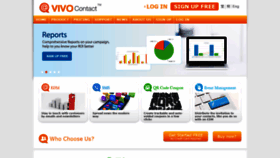 What Vivocontact.com website looked like in 2018 (5 years ago)