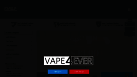 What Vape4ever.com website looked like in 2018 (5 years ago)