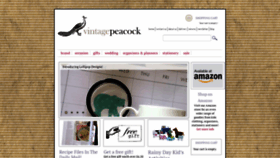 What Vintagepeacock.co.uk website looked like in 2019 (5 years ago)