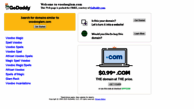 What Voodooglam.com website looked like in 2019 (5 years ago)
