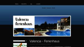 What Valencia-ferienhaus.de website looked like in 2019 (5 years ago)