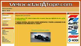 What Velocidadatope.com website looked like in 2019 (5 years ago)