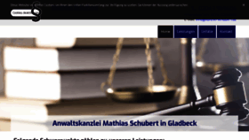 What Verkehrsrecht-gladbeck.de website looked like in 2019 (5 years ago)
