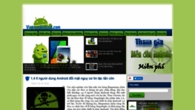 What Vietnamandroid.com website looked like in 2019 (5 years ago)