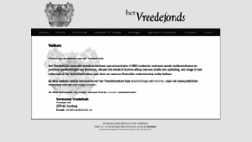 What Vreedefonds.nl website looked like in 2019 (5 years ago)