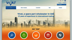 What Vivat-uae.com website looked like in 2019 (5 years ago)