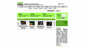 What Videokeeping.com website looked like in 2019 (5 years ago)