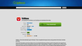 What Vidmate.jaleco.com website looked like in 2019 (5 years ago)