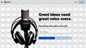 What Voices123.com website looked like in 2019 (5 years ago)