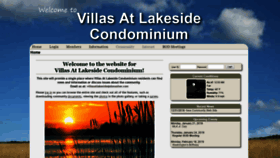 What Villasatlakeside.com website looked like in 2019 (5 years ago)