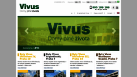 What Vivus.cz website looked like in 2019 (5 years ago)