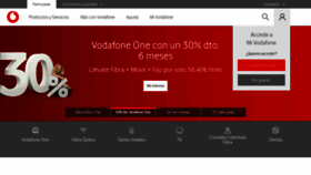 What Vodafone.es website looked like in 2019 (5 years ago)