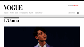 What Vogue.it website looked like in 2019 (6 years ago)