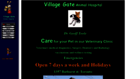 What Villagegateanimalhospital.ca website looked like in 2019 (5 years ago)