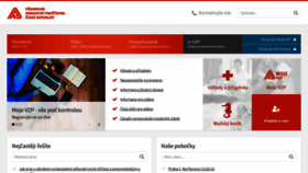 What Vzp.cz website looked like in 2019 (5 years ago)