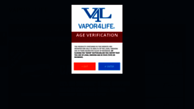 What Vapor4life.com website looked like in 2019 (5 years ago)