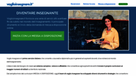 What Voglioinsegnare.it website looked like in 2019 (5 years ago)