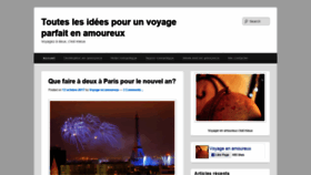 What Voyage-en-amoureux.com website looked like in 2019 (5 years ago)