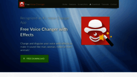 What Voicechangerwitheffets.com website looked like in 2019 (5 years ago)