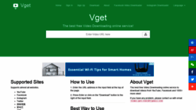 What Vget.xyz website looked like in 2019 (5 years ago)