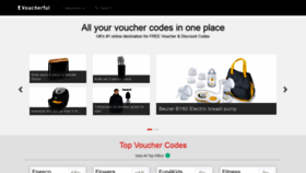 What Voucherful.co.uk website looked like in 2019 (5 years ago)