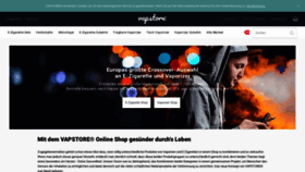 What Vapstore.de website looked like in 2019 (5 years ago)