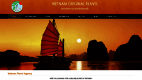 What Vietnamoriginaltravel.com website looked like in 2019 (5 years ago)