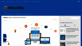 What Vinaora.com website looked like in 2019 (5 years ago)