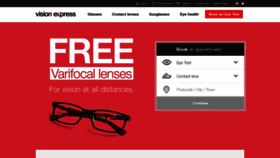 What Visionexpress.com website looked like in 2019 (5 years ago)