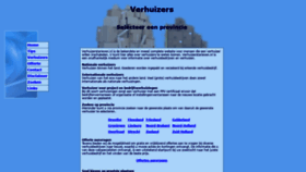 What Verhuizerstarieven.nl website looked like in 2019 (5 years ago)