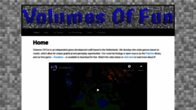What Volumesoffun.com website looked like in 2019 (5 years ago)