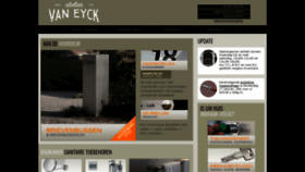 What Van-eyck.be website looked like in 2019 (5 years ago)