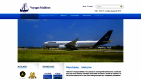 What Voyagesmaldives.com website looked like in 2019 (5 years ago)