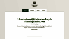 What Vzhurudolu.cz website looked like in 2019 (5 years ago)
