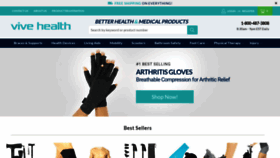 What Vivehealth.com website looked like in 2019 (5 years ago)