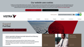 What Vistra.com website looked like in 2019 (5 years ago)