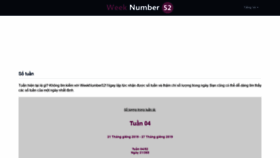 What Vi.weeknumber52.com website looked like in 2019 (5 years ago)