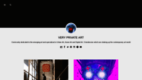 What Veryprivateart.com website looked like in 2019 (5 years ago)