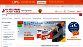 What Volksversand.de website looked like in 2019 (5 years ago)